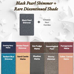 Black Pearl  Shimmer Discontinued Chromafusion Eye Shadow - Bundle 2 Eyeshadows